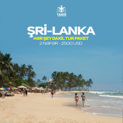 Fevral Ayına Hər şey daxil 5 Ulduz Şri-Lanka Tur Paketi.