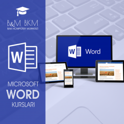 Baki Kompüter Mərkəzi Microsoft Word kurslarına tələbə