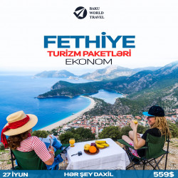 🌞 EKONOM FETHİYE Turizm Paketləri. TARİX: 🗓️ 27.06.2022 -