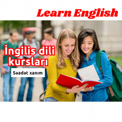 İngilis dili kursları: Üzüzə və ya Online tədris olunur. -