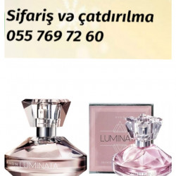 "Avon firmasının evilən ətirlərindən olan Luminata parfumu.