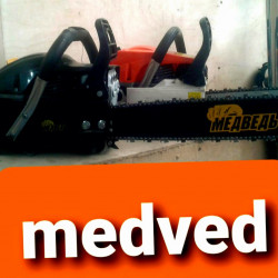 Motopila Medved model 52 porsen silindirli, 50 sm ağızlıqlı