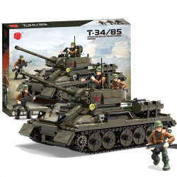 Конструктор Танк-Т34 позволит вам собрать мощный танк,