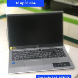 Noutbuk Acer Aspire 3 A315-58-30C İlkin Ödənişsiz Faizsiz