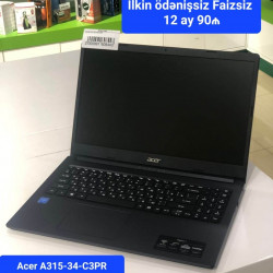 Noutbuk Acer Aspire A315-34-C3PR İlkin Ödənişsiz Faizsiz