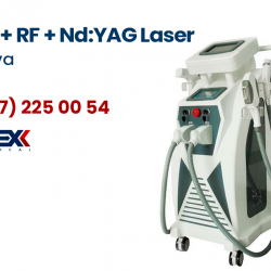 3 Funksiyalı NOVA + RF + Q-Switched Nd:YAG Laser cihazı. •