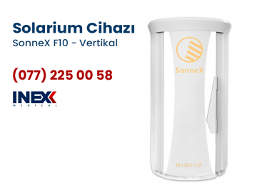 SonneX F10 - Vertikal Solarium cihazı, yüksək texnoloji