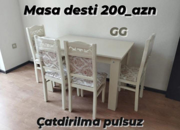 Masa desti 200_azn.Olcu 1.20×70.Hazir elde var.Çatdirilma