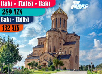 Tbilisiyə bilet Aprel ayı minimum qiyməti Tbilisiyə