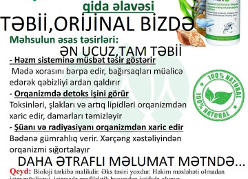 " Xitozan "-Endirim və Original Yalnız Bizdə Tel.:+994 50