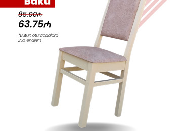 Modern dizaynda olan yeni BAKU oturacaq modelini 25% xüsusi