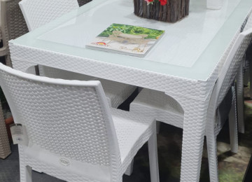 Masa ve oturacaqlar Rattan masa dəsti Türkiyə istehsalı