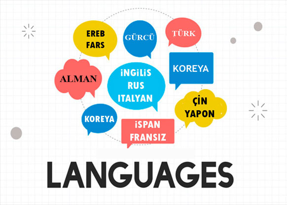 Xarici dil kurslari bütün dillər bir arada Koreya dili