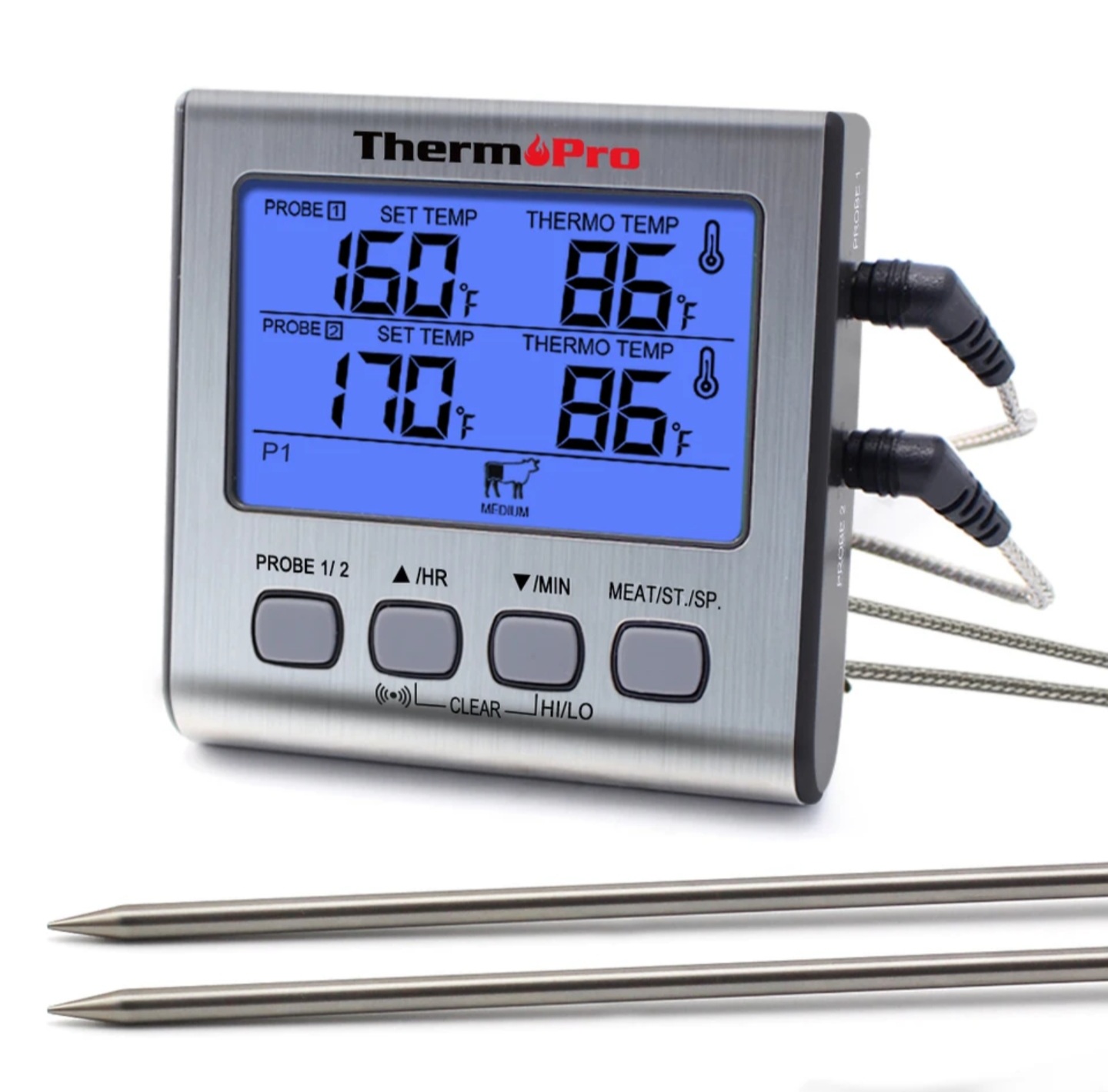 Qida termometri. Model: ThermoPro TP-17 ● Ət Termometri