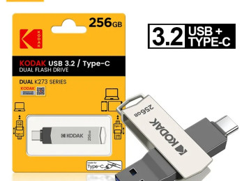 🔸 KODAK DUAL USB Flash Drive USB + Type-C 🔸Bu KODAK