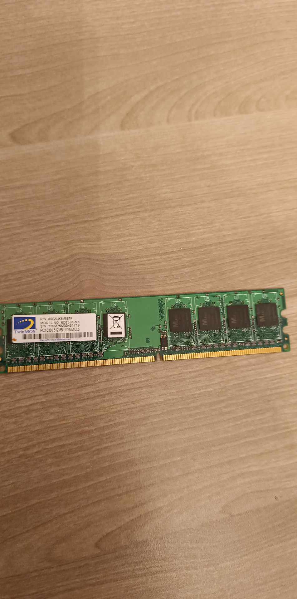 Ram 512 MB DDR 2 TwinMos Unvan Sabuncu Qesebesi Araz
