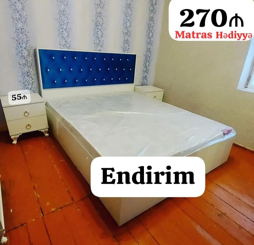 Taxt Sifarişlə hazırlanır Rəng seçimi var Ölçü 160/200sm