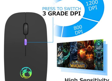 Original iMICI RGB Bluetooth Mouse Telefon / Komputer