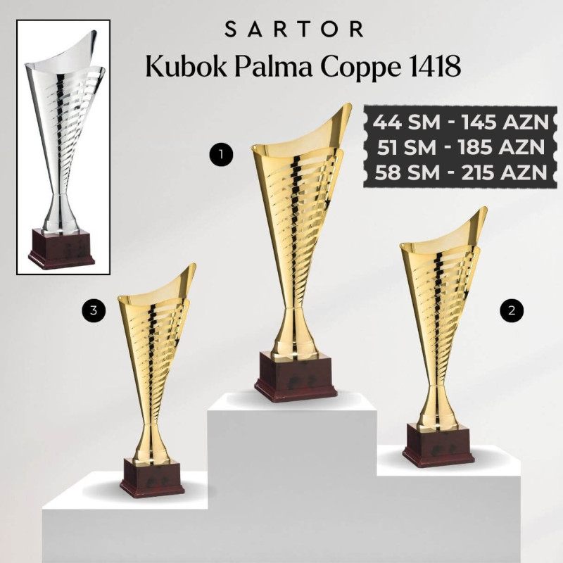 Kuboklar Trophy Bir çox fərqli, müxtəlif və keyfiyyətli kubok modelləri