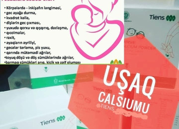 " Uşaqlar Üçün İonlaşdırılmış Kalsium Tozu " Sifariş və