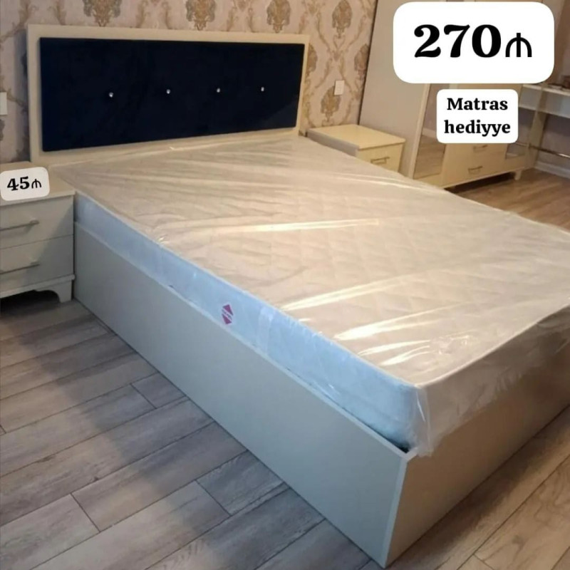Taxt Taxt Sifarişlə hazırlanır Rəng seçimi var Ölçü 160/200sm