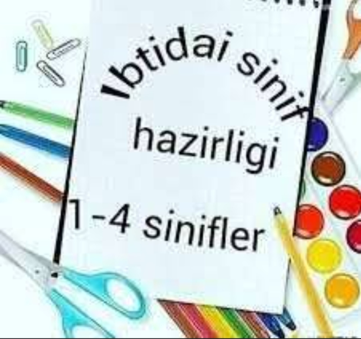 1-4 siniflərə hazirliq Övladınızın dersleri ile meşğul olmağa zamanınız