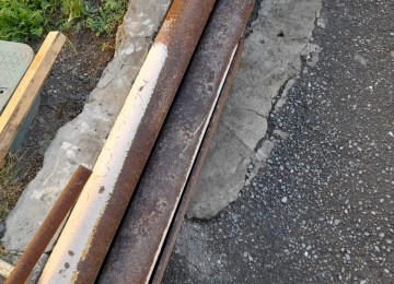 Diametr 110 mm, qalınlıq 7 mm, sovetdən qalan dəmir