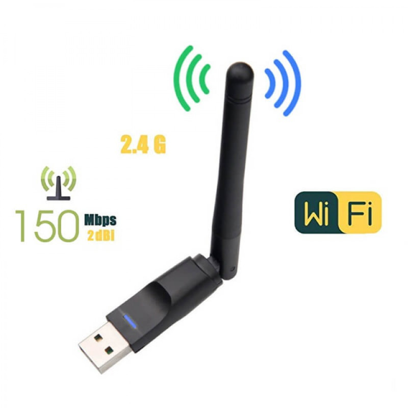USB WiFi Adaptor Qəbuledici Kompüter Tv Box üçün Yenidir Şəhərdaxili Çatdırılma 2-5 Azn Şəhərxarici və