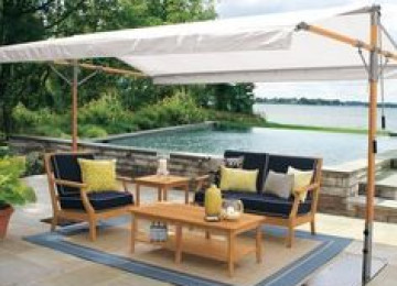 Sağa sola açılıb yığılan t tipli tent Geniş obyektlər üçün