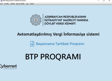 BTP proqramının yazılması Btp proqraminin yazilmasi
