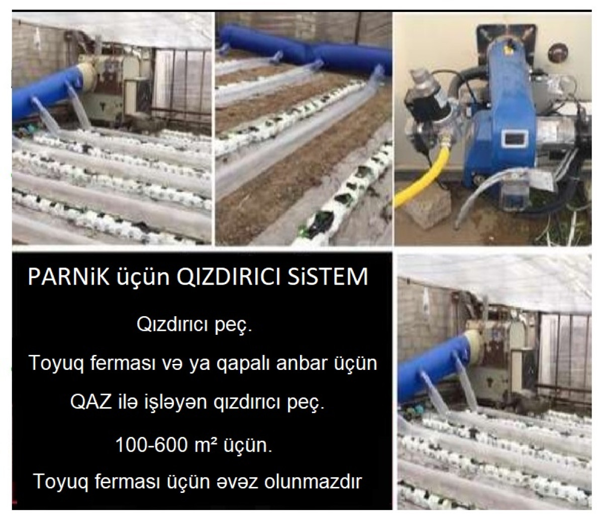 Qızdırıcı peç Qızdırıcı peç. Toyuq ferması və ya qapalı anbar üçün QAZ