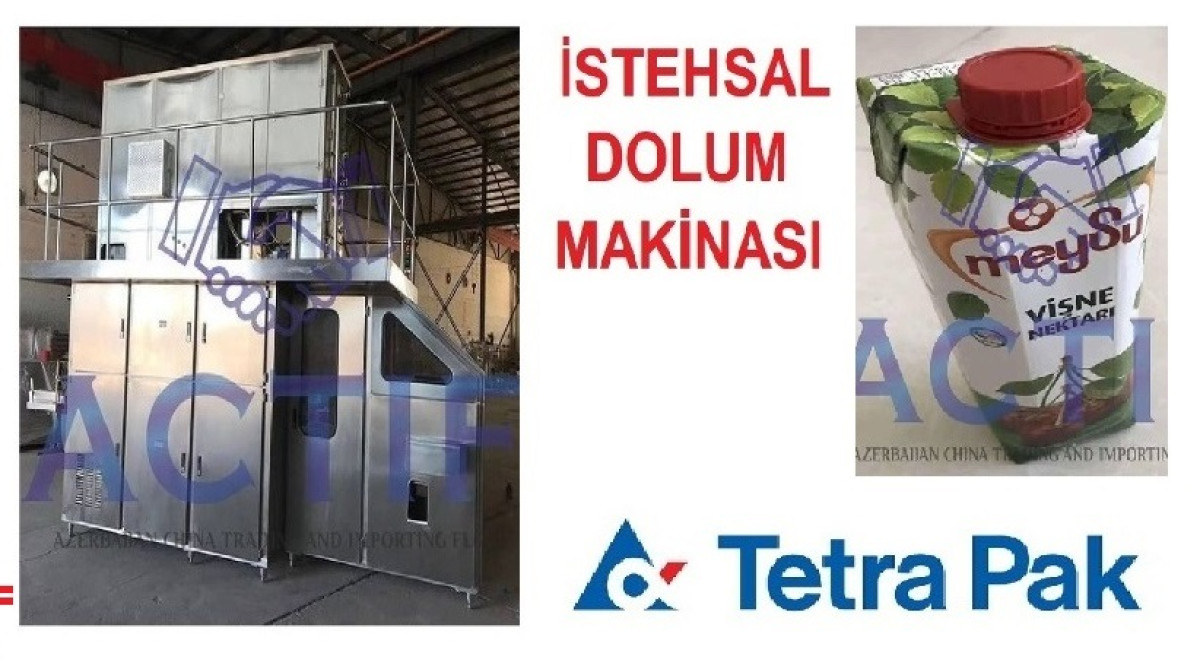 Sok istehsalı avadanlığı Şirə istehsalı avadanlığı. Tetra Pak. İstehsal dolum
