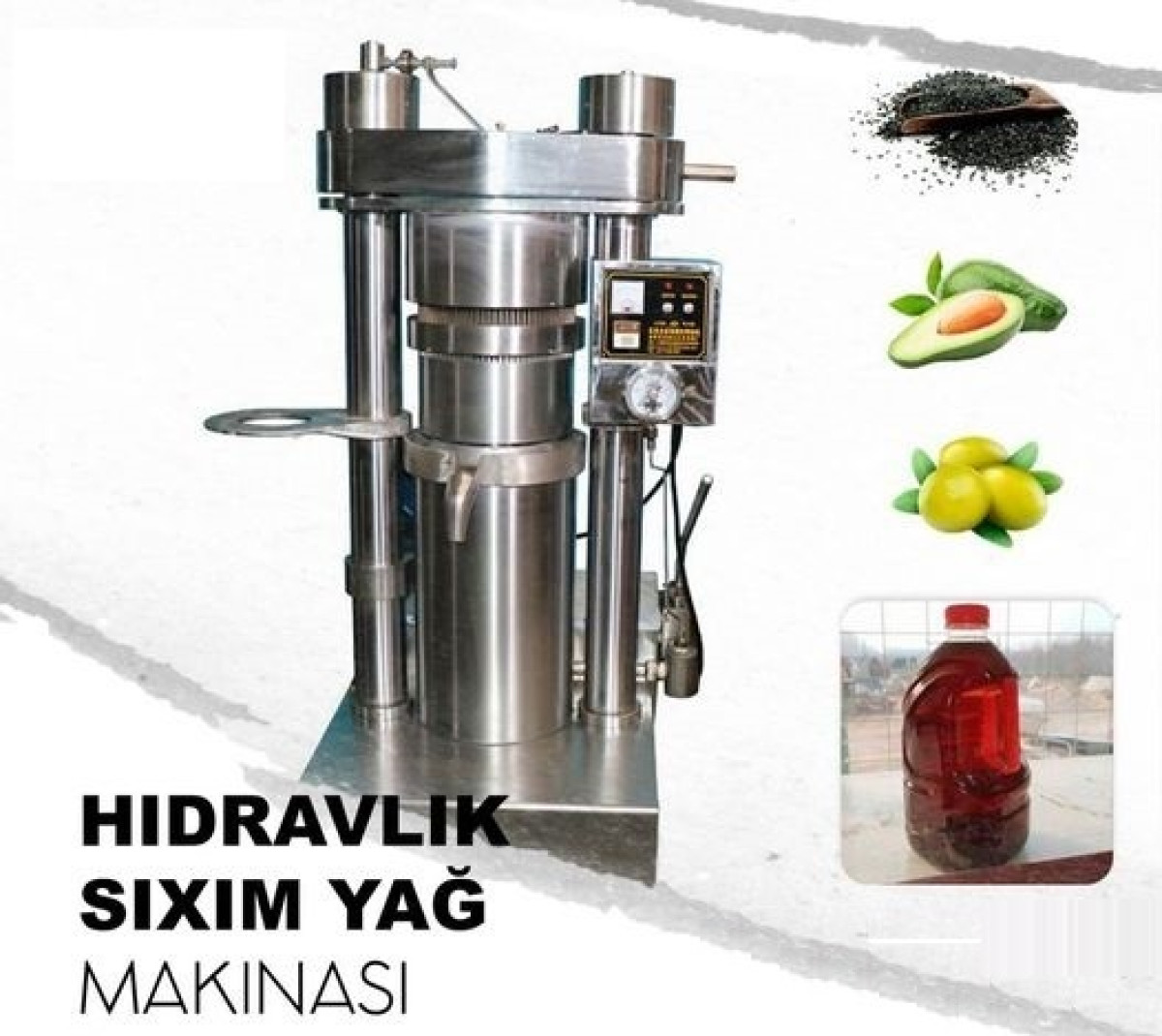 Yağ çəkən makina Yağçəkən aparat. İstehsal: 4-6 kq/saatda (məhsuldan