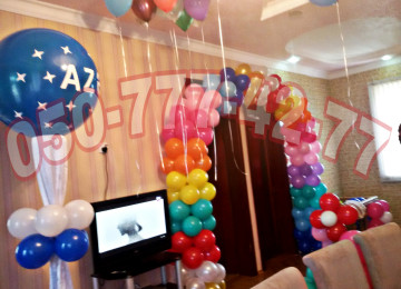 Helium sharlar. Dekor shar sifarishi. Helium şar sifarişi.