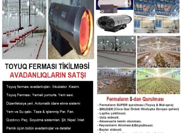 Qızdırıcı peç. Toyuq ferması və ya qapalı anbar üçün QAZ