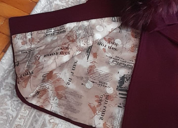 Qadin paltosu satilir Bircə dəfə geyilib təzə kimidir Real