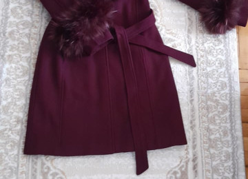 Qadin paltosu satilir Bircə dəfə geyilib təzə kimidir Real