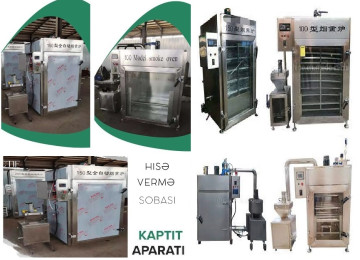 Kaptit aparatı. Hisə vermə. Quraşdırılmış tüstü generatoru.