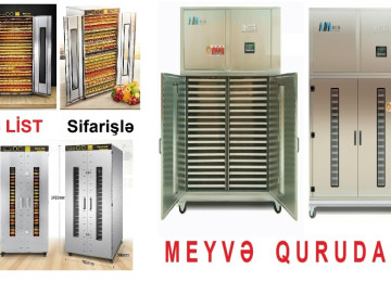 Meyvə qurudan 6 padnoslu makina. 110/220V. 50/60 Hz.