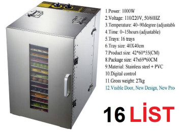 Meyvə qurudan 6 padnoslu makina. 110/220V. 50/60 Hz.