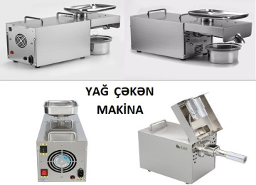 Yağçəkən aparat. İstehsal: 4-6 kq/saatda (məhsuldan
