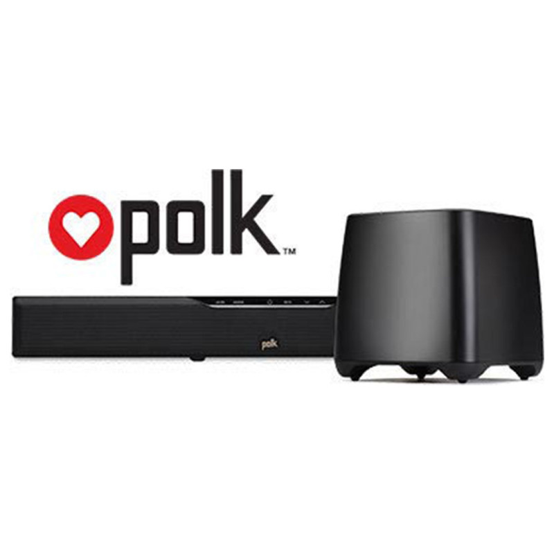 Sound bar + Subwoofer Polk Audio DSB2 Polk audio səs sistemi 3+ 1 Bluetooth Optik səs çıxışı