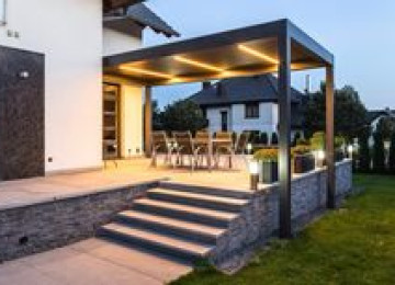 pultla tent, obyektlerde perqola sistemlərinin