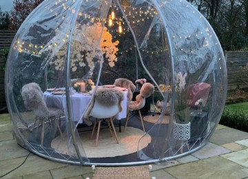 ətrafları bağlı tent sifarişi, qübbə formalı çöl tenti,