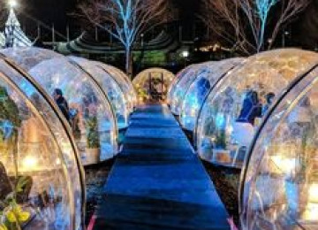 ətrafları bağlı tent sifarişi, qübbə formalı çöl tenti,