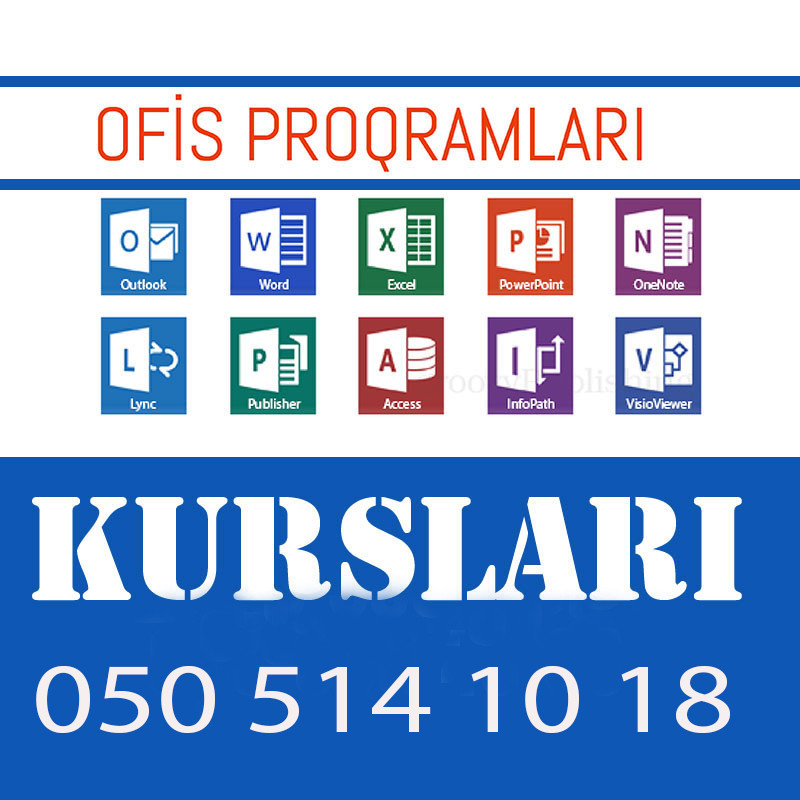 Bütün Kompyuter Proqramlarından dərslər Zinyət Tədris Mərkəzində Bütün Kompyuter Proqramlarından