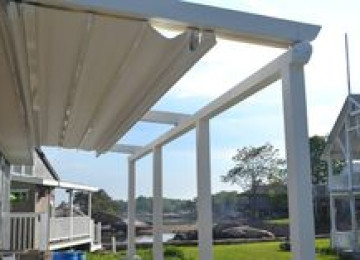 kafelərde perqola sistemlərinin quraşdırılması, ofislerde