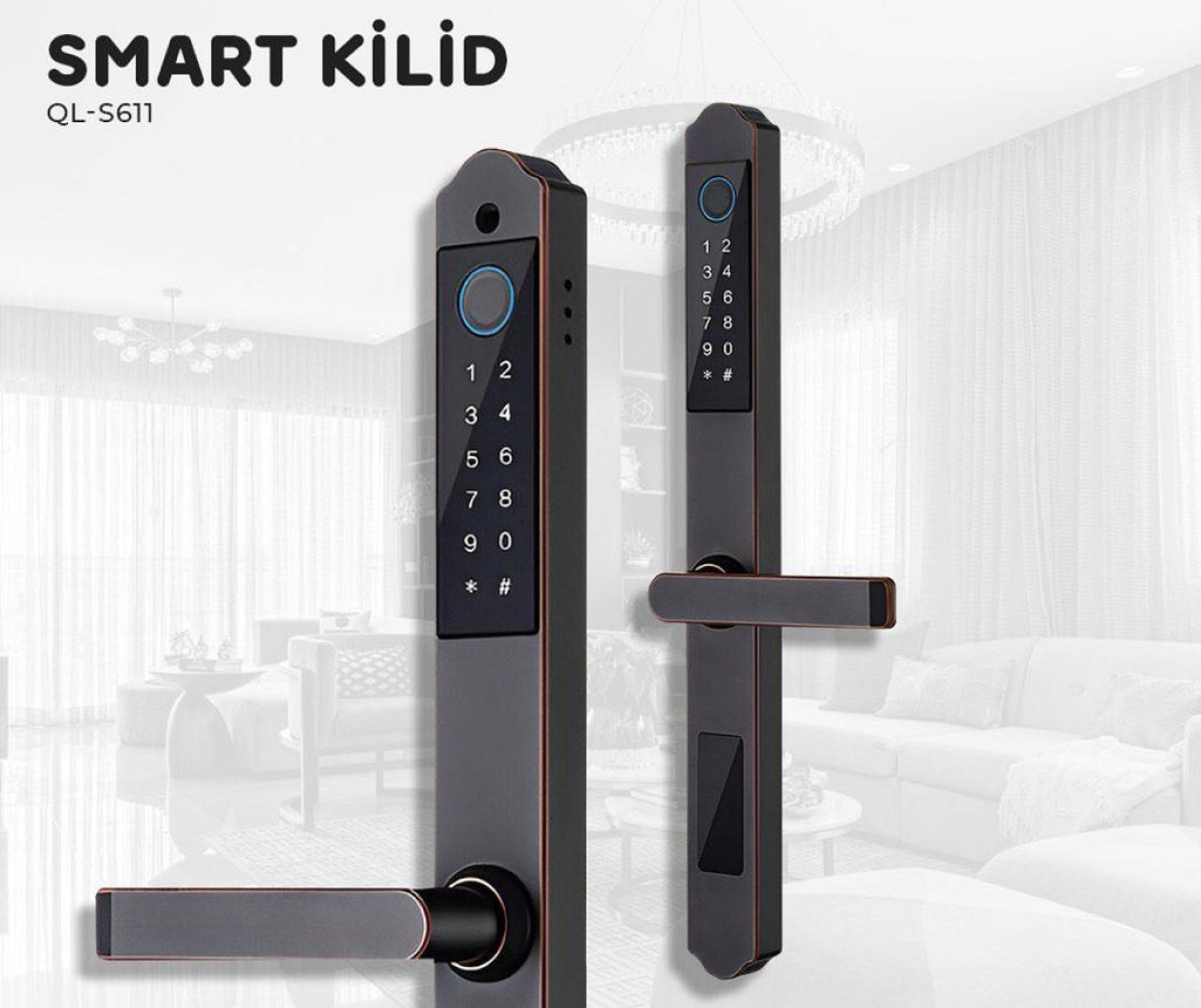Smart kilid Muasir dovrun en gozel helli,smart tipli qapi