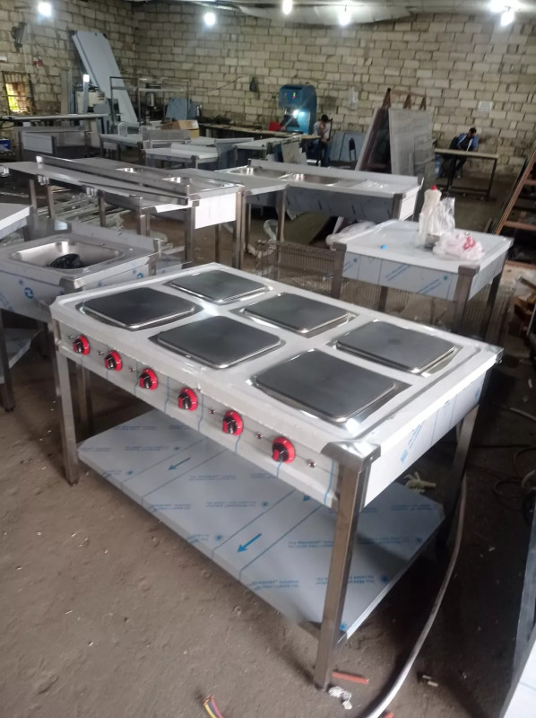 Altı gözlü elektrik peçi Yerli istehsalımız və ya xaricdən istəyə uyğun sifarişlərlə