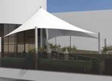 qubbe tipli tentin quraşdırılması, sabit qubbe tent. Muasir